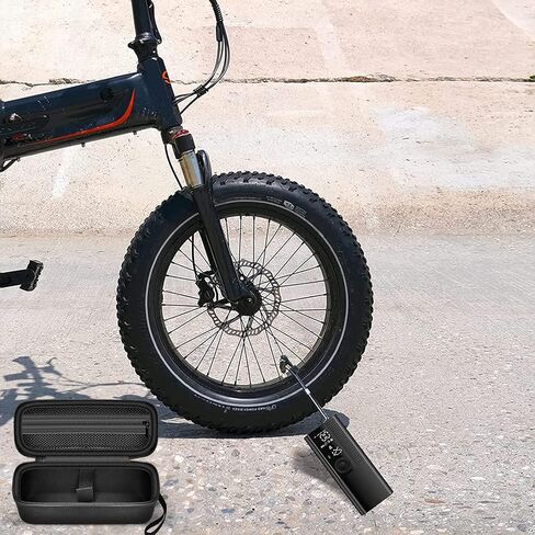 حافظة لمنفاخ الإطارات المحمول، ضاغط هواء صغير بقوة 120 رطل لكل بوصة مربعة، حامل تخزين لنفخ إطارات الدراجة لـ UABRLA/لـ Acpatur/لـ Woowind LP1/ لـ Powools، صندوق منظم خرطوم أنبوب الهواء (حقيبة فقط) in Kuwait