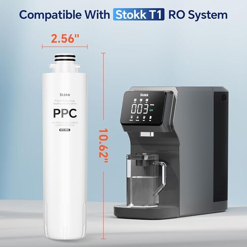 RT1-C Filter, Replacement for T1 Countertop Reverse Osmosis Water Filter, 6-12 Month Lifetime in Saudi Arabia