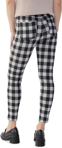 Sanctuary Runway Ponte Leggings with Functional Pockets - Rayon-Blend Construction - Allover Plaid Print in Saudi Arabia