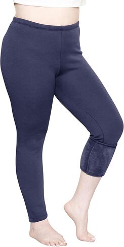 STRETCH IS COMFORT Women's and Plus Women's Plush Minky Fleece Leggings | S-5X in Saudi Arabia