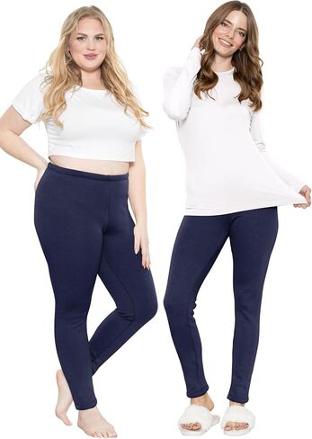 STRETCH IS COMFORT Women's and Plus Women's Plush Minky Fleece Leggings | S-5X in Saudi Arabia