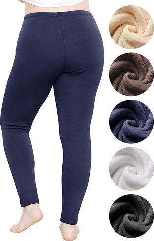 STRETCH IS COMFORT Women's and Plus Women's Plush Minky Fleece Leggings | S-5X in Saudi Arabia