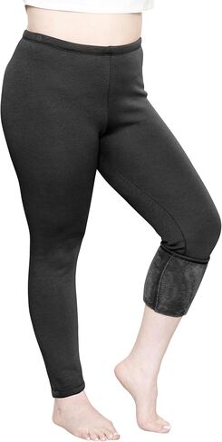 STRETCH IS COMFORT Women's and Plus Women's Plush Minky Fleece Leggings | S-5X in Saudi Arabia