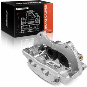 A-Premium Disc Brake Caliper Assembly with Bracket Compatible with Select Cadillac Models - SRX 2010 2011 2012 2013 2014 2015 2016 - Front Left Driver Side