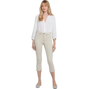 NYDJ Chloe Capri Jeans in Optic White