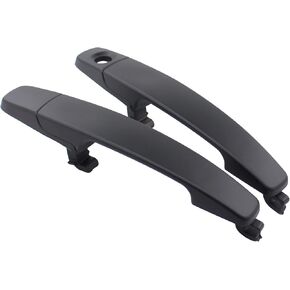 NewYall Pair Black Front Exterior Door Handle for Ford Focus 2008-2011 Outer Left Driver and Right Passenger Side