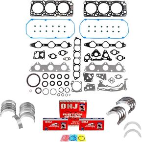 DNJ RRK133 Engine Re-Ring Kit for 1997-2004 / Mitsubishi/Montero / 3.5L / SOHC / V6 / Cu.215 / 6G74 / Vin R