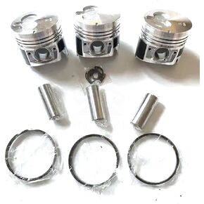 3pcs 3KC1 Piston Ring Pin Kit STD 74mm for Isuzu Engine Mini-Excavator and Skid Steer Loader