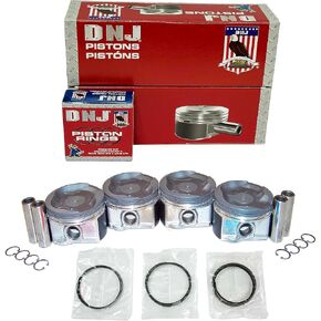 DNJ PRK954 Piston and Ring Kit For 2005-2015 Toyota 4Runner Tacoma 2.7L L4 DOHC 16V Naturally Aspirated 2TR-FE