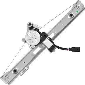 Rear Passenger Side Power Window Regulator with Motor (2 Pins) Fit for BMW E46 1999-2000 323i 328i Base Sedan 4-Door, 2001-2005 325i 325xi 330i 330xi, 741-481
