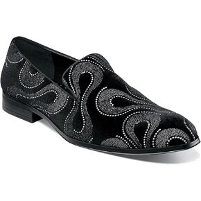 STACY ADAMS Men's Swainson Embroidered Slip on Loafer