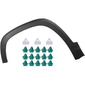 GM1290256 Front Driver Side Fender Flares Compatible with 2018-2022 Terrain Mudguard Wheel Flare Molding Trim Wheel Arch Fender Flares 84579557
