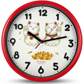Brown Dog Pattern Silent Wall Clock, 10 Inch – Non-Ticking Decorative Wall Clock for Pet Lovers