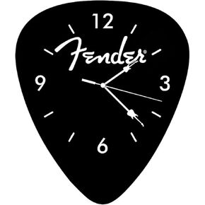 Fender Guitar Pick Wall Clock (Red)