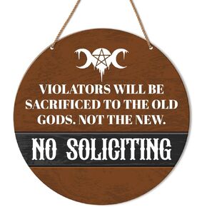 Please Do Not Knock or Ring Doorbell Sign, Do Not Disturb Sign for Gate Fence Yard Dog Barking Door Sign, Baby Sleeping Sign for Home Front Door, Gift for New Mom Parents