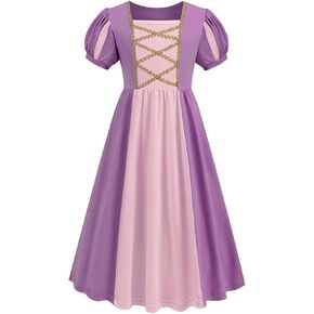 Girls Princess Dress Costume Halloween Cosplay Outfits Birthday Party Dress Up Clothes