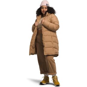 THE NORTH FACE Women's Metropolis Insulated Parka (Standard and Plus Size), Almond Butter, 3X