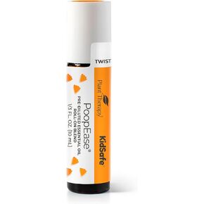 Plant Therapy KidSafe PoopEase Essential Oil Blend 10 mL (1/3 oz) 100% Pure, Pre-Diluted Roll-On, Therapeutic Grade