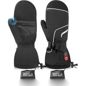 المنقذ الحرارة قفازات التزلج ساخنة شاشة تعمل باللمس 7.4 فولت 2200 مللي أمبير بطارية قفازات ساخنة للرجال في الهواء الطلق التزلج على الجليد قفازات ساخنة التزلج في فصل الشتاء in Kuwait