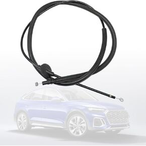 FZJDSD 1PC Front Hood Latch Release Cable Compatible with Audi A4 S4 A5 S5 Q5 SQ5 2008-2017 Replace 8R1823535 Front Hood Latch Lock Release Cable