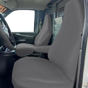 أغطية المقاعد الأمامية المخصصة من SAPUBK يمكن استبدالها لملحقات كراسي الكابتن Chevy Express & GMC Savanna 1996-2009 مع مساند رأس مصبوبة in Kuwait