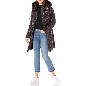 kensie Women's Faux Down Puffers