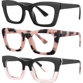 Reading Glasses for Women Blue Light Blocking Glasses Filter UV Square Readers Glasses for Men and Women