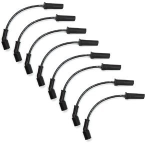 HiSport Spark Plug Wire Set 9748HH - Compatible with 1999-2012 Cadillac Escalade Chevy Silverado Suburban Tahoe GMC Sierra Yukon, Replaces 88862385 88862122 19351571