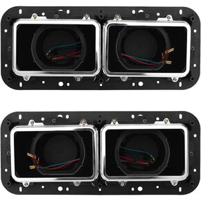 Headlight Housing Base with Wire Harnesses for Kenworth T400 T600 T800 W900 K100 C500, Peterbilt 378 379, Western Star 4900 4964, Freightliner FLD Classic XL - Driver and Passenger Side