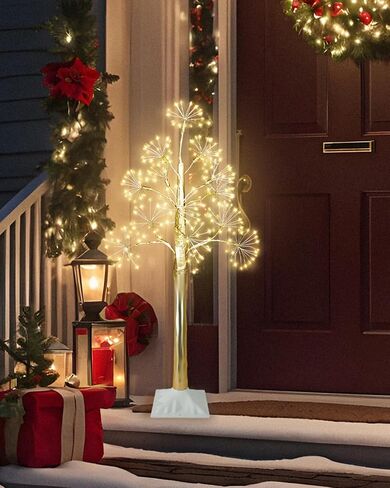 3FT Lighted Brich Tree with 260 LED Warm White Lights, Twinkling Tree, Fairy Light Spirit Tree, Twig Tree Prelit Artificial Tree for Home, Festival, Party, Shop, Indoor Decoration in Saudi Arabia