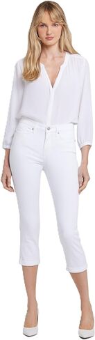 NYDJ Chloe Capri Jeans in Optic White in Saudi Arabia