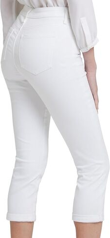 NYDJ Chloe Capri Jeans in Optic White in Saudi Arabia