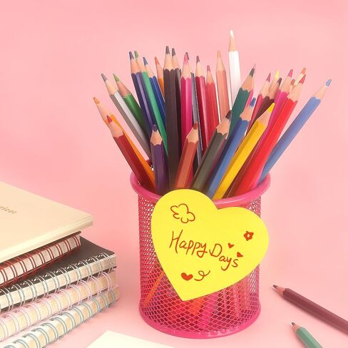 SIMONA Heart Shape Sticky Notes 8 Color Bright Colorful Sticky Pad 75 Sheets/Pad Self-Sticky Note Pads in Saudi Arabia