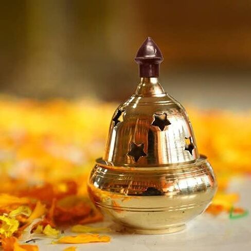 SATVIK نحاس Akhand Diya ديكور 3.5 بوصة Akhand Jyot Diwali Dia Deepawali Puja Deepak مصباح زيت تقليدي Diyas Pooja Kutthu Vilakku Deepam Kodiyu Table Diya حامل ضوء الشاي عنصر هدية هندي in Saudi Arabia
