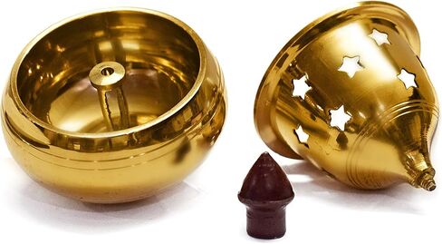 SATVIK نحاس Akhand Diya ديكور 3.5 بوصة Akhand Jyot Diwali Dia Deepawali Puja Deepak مصباح زيت تقليدي Diyas Pooja Kutthu Vilakku Deepam Kodiyu Table Diya حامل ضوء الشاي عنصر هدية هندي in Saudi Arabia