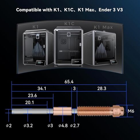K1C Silicone Sock, 6 PCS Ender 3 V3 Silicone Cover,3D Printer Hotend Thermal Barrier Lid Heat Block Cover, for Creality Ender 3 V3/Ender 3 V3 Plus/Ender 3 V3 KE/K1C/K1/K1 Max/CR 10 SE in Saudi Arabia