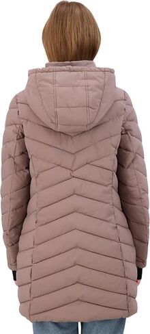 Nautica Coat Hooded Puffer for Women-Midweight Jacket (XXS-XXL) in Saudi Arabia