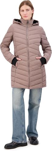 Nautica Coat Hooded Puffer for Women-Midweight Jacket (XXS-XXL) in Saudi Arabia