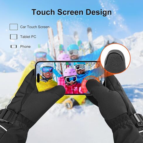 المنقذ الحرارة قفازات التزلج ساخنة شاشة تعمل باللمس 7.4 فولت 2200 مللي أمبير بطارية قفازات ساخنة للرجال في الهواء الطلق التزلج على الجليد قفازات ساخنة التزلج في فصل الشتاء in Kuwait
