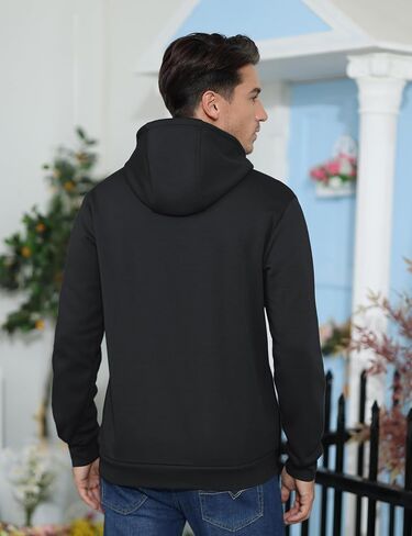 TACVASEN Men's Athletic Hoodies Fleece Lined Sweatshirt Pullover Soft Casual Winter Hooded Sweatshirt with Pocket in Saudi Arabia