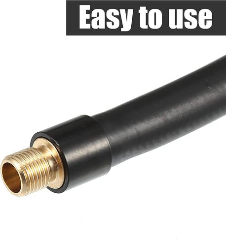 X AUTOHAUX 1 متر منفاخ الإطارات الملولب تمديد خرطوم تشاك محول مضخة الهواء أنبوب صمام الإطارات اتصال الأنابيب لسيارة شاحنة دراجة MTB النحاس المطاط in Saudi Arabia