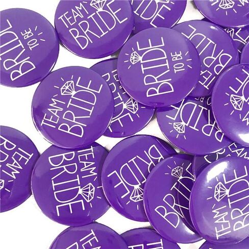 Brida Team Bride Buttons Pins,Wedding Party Bride Shower Tinplate Badge Pins Set Bridesmaid Group Button Bachelorette Party Bride to be Gift Decorating Accessory 6 Pcs in Kuwait