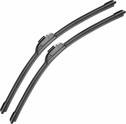 Wiper Blades 20 Inch + 18 Inch Pack of 2 All-Seasons Automotive Replacement Windshield Wiper Blades For My Car, Compatible for Escape 07-04, Corolla 02-99 + More, Easy To Install in Kuwait