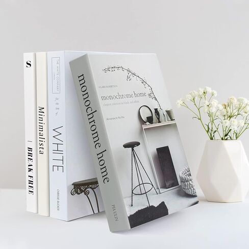 4 عبوات من الكتب الصناعية للديكور، كتب زخرفية عصرية من Ediactcyl لتزيين غرفة رف الكتب in Kuwait