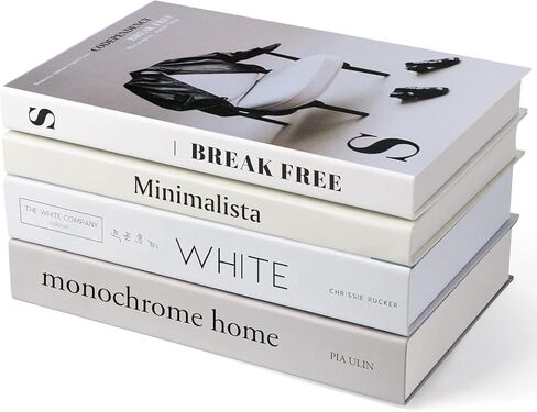 4 عبوات من الكتب الصناعية للديكور، كتب زخرفية عصرية من Ediactcyl لتزيين غرفة رف الكتب in Kuwait