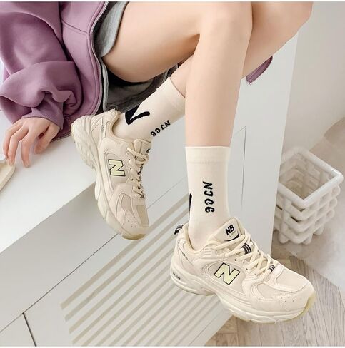 5 Pairs Womens Socks Cute Socks Funny socks for women Casual Cozy Socks Vintage Crew Socks Gift for Women in Saudi Arabia