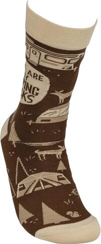 Primitives by Kathy Socks - These Are My Camping Socks, Unisex, One Size, LOL Collection in Saudi Arabia