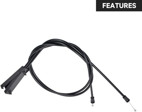 Front Hood Latch Cable Engine Hood Release Cable - Compatible for BMW 328xi/335xi 2007-2008 for BMW 328i xDrive/335i xDrive 2009-2013 for BMW 335d/335i/335is/X1/M3 - Replace Part 51237184432 in Saudi Arabia