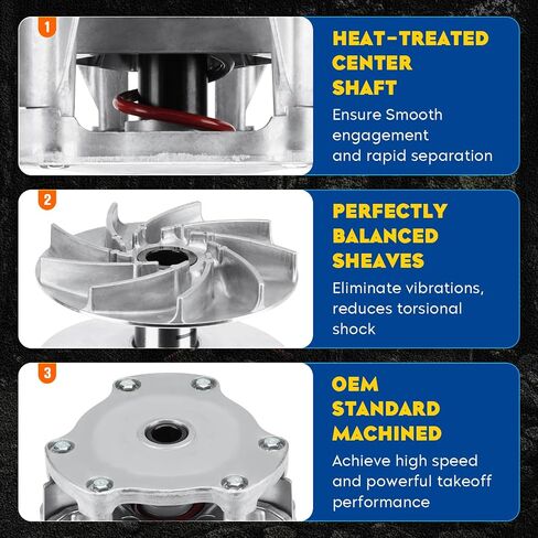 YOUXMOTO Primary Drive Clutch For Polaris Sportsman 550 850 Touring XP 1000 2011 2012 2013 2014 2015 2016; For Sportsman X2 550 11-14; For Scrambler XP 850 13-14, with Spring and Weights,For 1322953 in Saudi Arabia