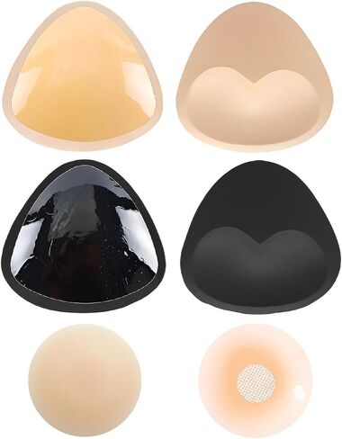 Bra Inserts Push Up Sticky Foam Bra Pads Adhesive Breast Lift Breast Cup Enhancer For Women in Saudi Arabia